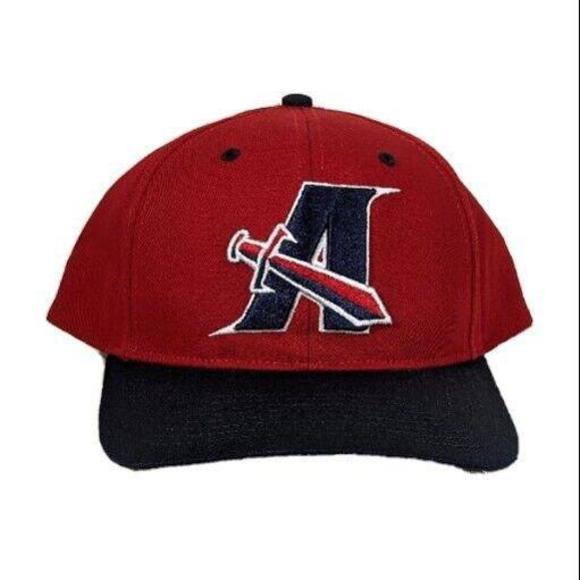 Red Hat with Letter A and Swords Knights NCAA - Picture 1 of 11